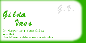 gilda vass business card